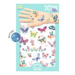 Djeco Tetováló matricák – Álompillangók – Dream Butterflies