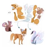 Djeco Kreatív műhely - 6 technika 1 dobozban - Bájos bolyhos - Fluffy box