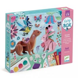   Djeco: Design by Kreatív műhely - 6 technika 1 dobozban - Tündérdoboz - Fairy Box
