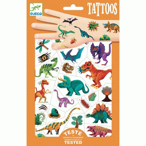 Djeco tetováló matricák – Dínó klub – Dino Club