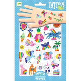   Djeco Design by tetováló matricák – Szivárvány – Rainbow