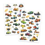 Djeco Tetováló matricák - Versenyautók - Speedsters