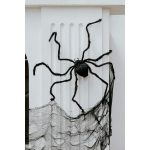 Óriás pók dekoráció – fekete - 103×75×9 cm