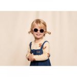 IZIPIZI Kids 9-36 D napszemüveg gumipánttal, citromsárga