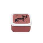 Petit Monkey lunchbox szett - Rózsaszín-Fekete állatok