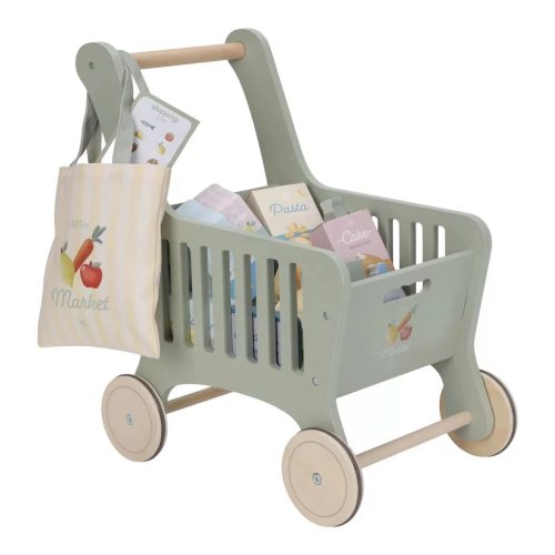Little Dutch bevásárlókocsi termékekkel