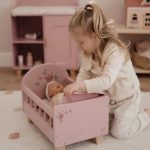 Little Dutch Játék babaágy ágyneművel - Fairy Garden