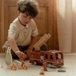 Little Dutch tűzoltóautó kiegészítőkkel