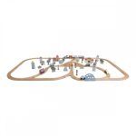 Little Dutch - Fa vonat szett XXL (fa vasút készlet)