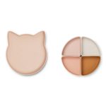 Liewood Arne osztott tányér, Cat rose multi mix