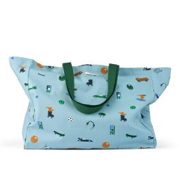 Liewood nagyméretű vászontáska - Fun / Beach Blue