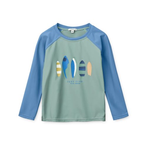 Liewood Noah UV szűrős póló - Boards / Light peppermint