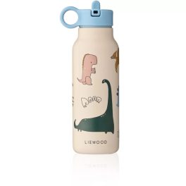 LIEWOOD Falk hőtartó kulacs – 350 ml, Dino Roar / Sand