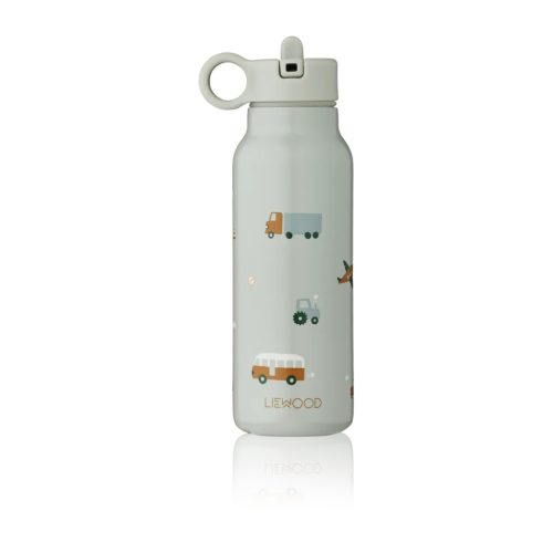 Liewood Falk hőtartó kulacs, 350 ml - Vehicles / Dove blue mix