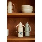 Liewood Kimmie szívószálas itatókulacs - 250 ml, Vehicles / Dove blue