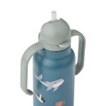 Liewood Kimmie szívószálas itatókulacs - 250 ml, Arctic Sea / Ocean view
