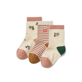 Liewood Silas zokni szett – Peach / Sea Shell Mix (3 pár)