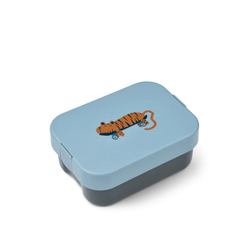 Liewood Kamil uzsonnás doboz – Tiger / Beach Blue
