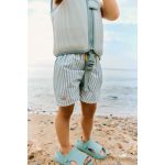 Liewood Duke fürdőnadrág - Csíkos Peppermint / Crisp white