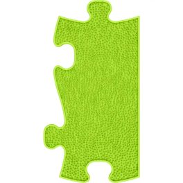 Muffik Fű Puzzle Egyenes Lezáróelem Lime