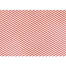 Csomagolópapír - Piros csíkos, 70x200cm