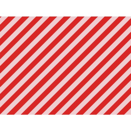Csomagolópapír – Csíkos, világos rózsaszín-piros, 70 × 200 cm