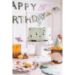 Szülinapi gyertya - 9-es szám, világoskék, 5,5 cm