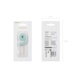 Szülinapi gyertya - 9-es szám, világoskék, 5,5 cm