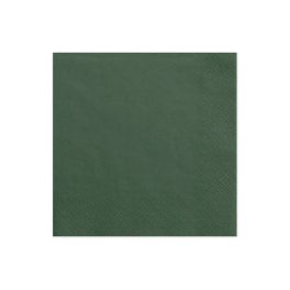 Szalvéták – zöld, 3 rétegű, 33 × 33 cm