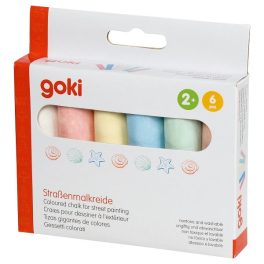 Goki aszfaltkréta szett – 6 szín
