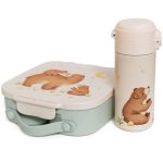 Petit Monkey hőtartó kulacs - Maci és csillagok